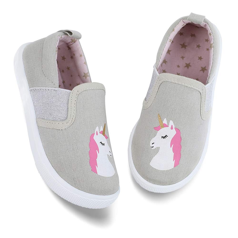 Nerteo Toddler Slip On Shoes Canvas Sneakers Size 6
